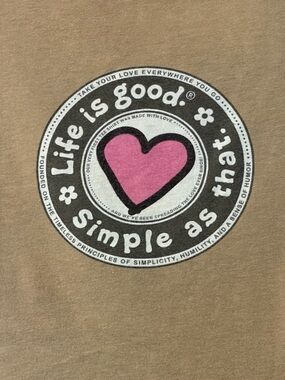 Life is Good shirt size small